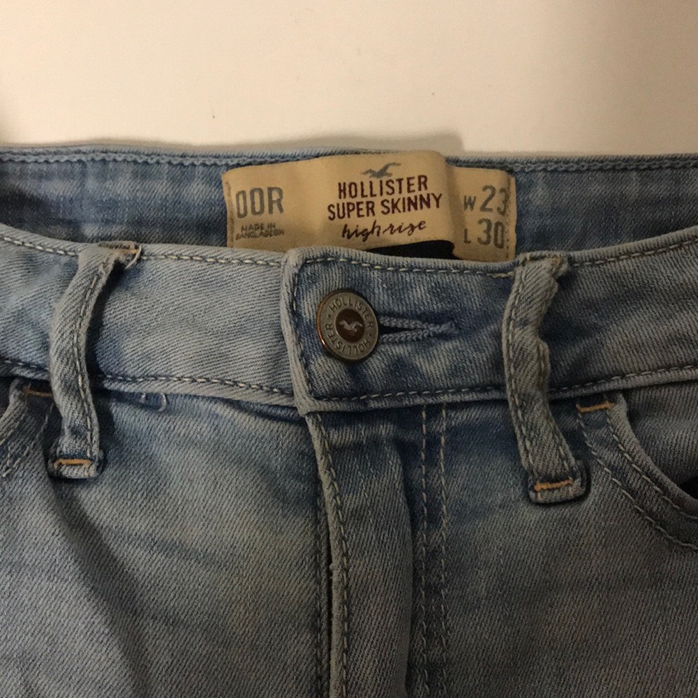High rise hollister jeans